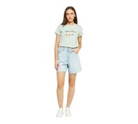 Levi's High Rise Baggy Linen+ Denim Shorts - Blue, Blue, Size 28, Women Blue