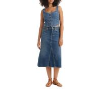 Levi's Women's High Rise A-Line Decon Skirt, MID Morning, 32W