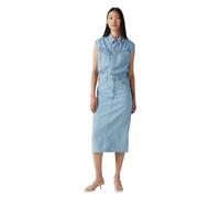Levi's Women's Iconic Sleeveless Dress Casual Dress, Wrapped in Blue, L