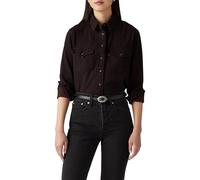 Levi's Women's Iconic Western Shirt Dark Art Top Purples M