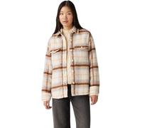 Levi's Women's Jacket Lola Shacket in Check Pattern, Relaxed Fit, Beige (Majorie Plaid Sunny), M