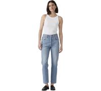 Levi's Women's Jeans 501 Crop High Rise, Straight Fit, Blue (Spark My Spurs), W32/L28