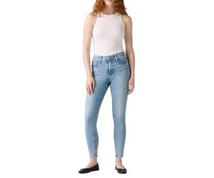 Levi's Women's Jeans 720 Hirise Super Skinny Light Indigo - Worn in, Colour Genres On Repeat, Size 26 30, Genres On Repeat, 26W x 30L