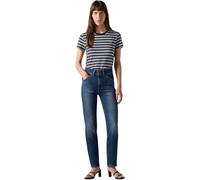 Levi's Women's Jeans Tailored 724 High Rise, Straight Fit, Blue (Dark Woods), W26/L32