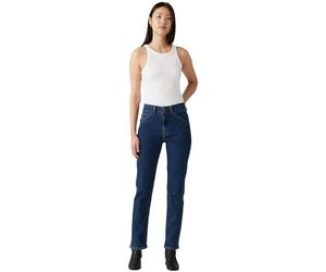 Levi's Women's Jeans Tailored 724 High Rise, Straight Fit, Blue (Seams to Work), W29/L34
