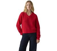 Levi's Women's Jumper Reese with V-Neck, Relaxed Fit, Red (True Red), L