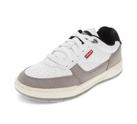 Levi's Women's La Jolla Lo Sneaker, White/Cement/Black, 5.5 UK