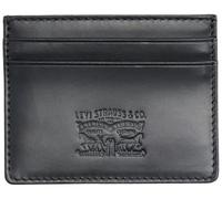 Levi's Men's Leather Card Case Wallet, Caviar, Einheitsgröße