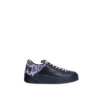 Levi's Womens Leopard Print Sneakers - Black Leather - Size EU 39