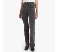 Levi's Womens Levis 726 High Rise Flare Jeans in Black Cotton - Size 32W/32L