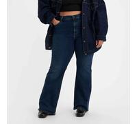 Levi's Womens Levis 726 Plus High Rise Flare Jeans in Indigo - Indigo Blue Cotton - Size 22 Regular