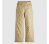 Levi's Womens Levis 90s High Rise Solid Patterned Straight Chinos in Travertine - Beige - Size 31W/32L