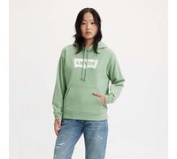 Levi's Womens Levis Graphic Standard Hoodie in Green Cotton - Size 6 UK