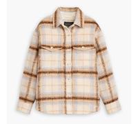 Levi's Womens Levis Lola Shacket in Beige - Size Large