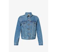 Levis Womens Levis Original Trucker Denim Jacket Soft As Butter Dark XS