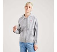 Levi's Womens Levis Standard Zip Hoodie in Grey Heather - Size 6 UK