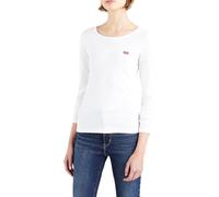Levi's Women's Long-Sleeve 2-Pack Tee T-Shirt, White +/White +, S