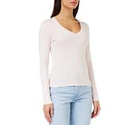 Levi's Women's Long-Sleeve V-Neck Baby Tee Non Graphic, Mauve Chalk, M