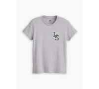 Levi's Womens Ls Monogram Starstruck Heather Grey The Perfect T-Shirt