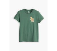 Levi's Womens LS Monogram Tee Bistro Green The Perfect T-Shirt - Size X-Small