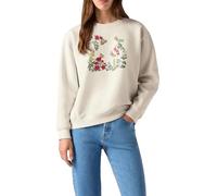 Levi's Women's Lse_gr Everyday Crew Sweatshirt, Rose Garden Bw Art O, S