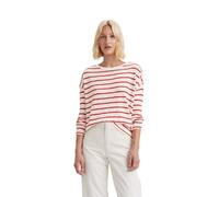 Margot Long Sleeve T-Shirt in Saint Stripe Scarlet