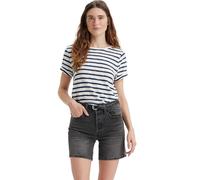 Levi's Women's Margot Tee Captain Stripe Peacoat Egret Blue M