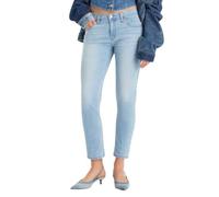 Levi's Women's Mid Rise Boyfriend 314 Shaping Straight Neutrals, Cool Friends from College, 25W / 27L
