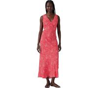 Levi's Women's Midi Dress Atalia with V-Neck, Slim Fit, Red (Scattered Floral Hig), XS