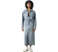 Levi's Women's Midi Dress Western Denim with Chest Pockets, Standard Fit, Blue (Feeling This), 32