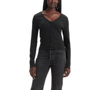 Levi's for woman. A8783-0001 Muse long sleeve t-shirt black (M), Casual, Cotton