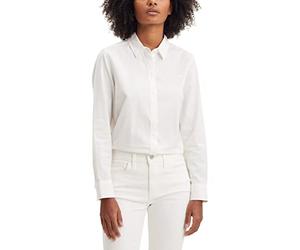 Levi's Women's New Classic Fit Bw Shirt Shirt June Stripe Ballet Slipper (White) L -