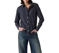 Levi's Women's New Classic Fit Shirt with Button-Down Collar, Marlo Dot_v2 Night S, S