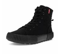 Levi's Womens Olivia CVS Canvas Hightop Fashion Sneaker Shoe, Black Monochrome, 7 UK