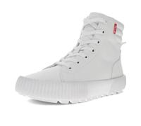 Levi's Womens Olivia CVS Canvas Hightop Fashion Sneaker Shoe, White Mono, 7.5 UK