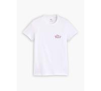 Levi's Womens Photo Floralcherry Blossom Bw Fill Bright White The Perfect T-Shir