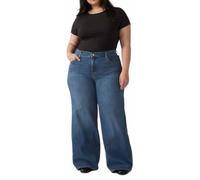 Levi's Women's Pl 318 Shaping Wide Leg Jeans, Clever Girl Plus, 22