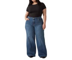 Levi's Women's Pl 318 Shaping Wide Leg Jeans, Clever Girl Plus, 22