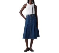 Levi's Women's Pleated Midi Skirt, Slightly Circular, 27W