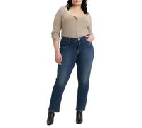 Levi's Women's Plus Size 314 Shaping Straight Jeans, Zealous Blue, 20 L