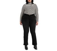 Levi's Women's Plus Size 315 Shaping Bootcut Jeans, Soft Black, 14 M