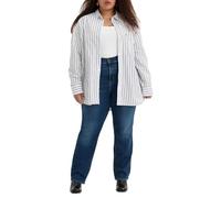 Levi's Women's Plus Size 724 High Rise Straight Jeans, Blue Wave Dark Plus, 16 S