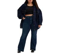 Levi's Women's Plus Size 726 High Rise Flare Jeans, Blue Swell Plus, 16 S