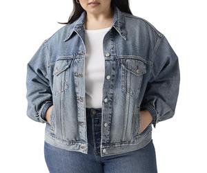 Levi's Women's Plus Size 90s Sherpa Trucker Jacket, TURNING HEADS PLUS, XXL Große Größen
