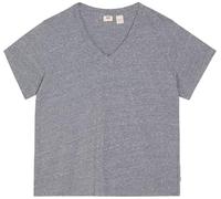Levi's Women's Plus Size Boxy V Neck Tee T-Shirt, Triblend Header Gray, 3XL