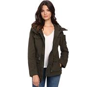 Levi's Women's Plus Size Cotton Four Pocket Hooded Field Jacket Lightweight, Army Green, 1x