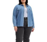 Levi's Women's Plus Size Essential Western Shirt, Going Steady 5, 4XL