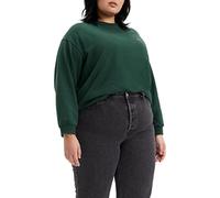 Levi's Women's Plus Size Everyday Sweatshirt, Darkest Spruce, 3XL