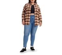 Levi's Women's Plus Size Mile High Super Skinny Jeans, Dark Indigo Worn In, 22 S