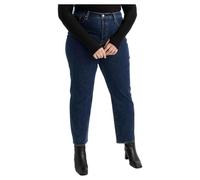Levi's Women's Plus Size Ribcage Straight Ankle Jeans, Salsa Dark Stone, 16